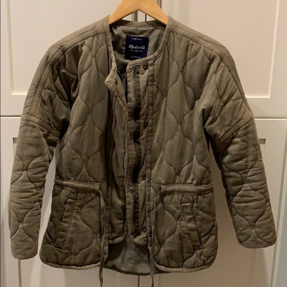 Madewell Quilted Military Jacket